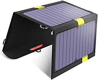 Portable Solar Chargers X-DRAGON 20W SunPower Solar Panel Waterproof Foldable Camping Battery Charger with Dual USB Ports & SolarIQ Technology for iPhone, iPad Mini, Samsung, Other Cell Phones