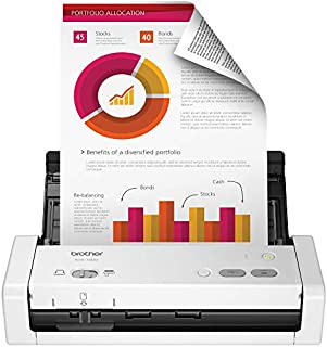 Brother Easy-to-Use Compact Desktop Scanner, ADS-1200, Fast Scan Speeds, Ideal for Home, Home Office or On-The-Go Professionals (ADS1200)