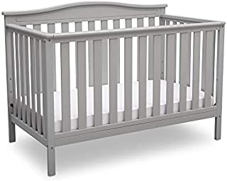 Delta Children Independence 4-in-1 Convertible Baby Crib, Grey