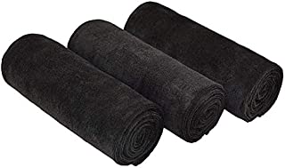 MAYOUTH Gym Towels for Men & Women Microfiber Sports Towel Set Fast Drying & Absorbent Workout Sweat Towels for Fitness,Yoga, Golf,Camping 3-Pack Gift Present