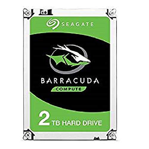 Seagate BarraCuda 2TB Internal Hard Drive HDD  3.5 Inch SATA 6Gb/s 7200 RPM 256MB Cache 3.5-Inch  Frustration Free Packaging (ST2000DM008)