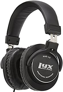 LyxPro HAS-10 Closed Back Over Ear Professional Studio Monitor And Mixing Headphones,Music Listening,Piano,Sound Isolation, Lightweight And Flexible