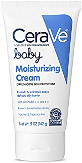 CeraVe Baby Cream | Gentle Moisturizing Cream with Hyaluronic Acid | Paraben, Phthalate, & Fragrance Free | 5 Ounce