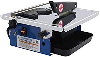 Leegol Electric 7-Inch Wet Tile Saw - Portable Wet Cutting Porcelain Tile Cutter Table Saw with Water System