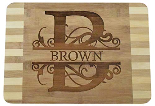 Brew City Engraving - Custom Personalized Engraved Bamboo Cutting Board - Wedding, Anniversary, Graduation, Housewarming, Closing, Realtor Mother's Day, Fathers Day Gift/Present for Cooks & Chefs