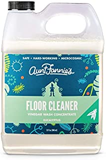 Aunt Fannie's Floor Cleaner Vinegar Wash - Multi-Surface Cleaner, 32 oz. (Single Bottle, Eucalyptus)