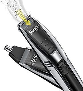 Wahl Model 9870-100 Vacuum Trimmer Kit with Powerful Suction for Beards, Facial Hair, Stubble, Nose & Ear Hair Clipping  Lithium Ion Powered Electric Shaver With 22 Individual Cutting Lengths