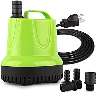 FREESEA 840 GPH 60W Submersible Water Pump for Pond Aquarium Hydroponics Fish Tank Fountain Waterfall