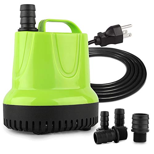 FREESEA 840 GPH 60W Submersible Water Pump for Pond Aquarium Hydroponics Fish Tank Fountain Waterfall