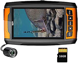 LUCKY DVR Video Fishing Camera Boat Infrared Light Cameras Fishing Kayak Video Remote Underwater Cameras Fish High Resolution Portable Recording Waterproof for Sea Fishing