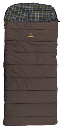 Browning Camping Klondike -30 Degree Flannel Sleeping Bag, one Size, Model: 4893514