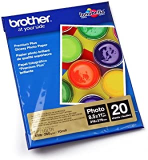 Brother Glossy Inkjet Paper, 8.5 x 11 Inches