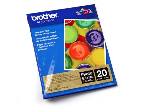 Brother Glossy Inkjet Paper, 8.5 x 11 Inches