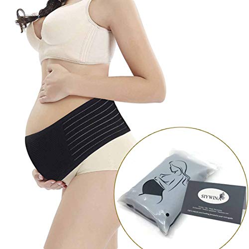 Maternity Belt Pregnancy Support Belt Bump Band Abdominal Support Belt Belly Back Bump Brace Strap Black