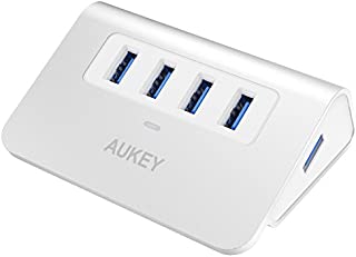 AUKEY USB Hub 3.0 Portable Aluminum 4 Port USB 3.0 Hub