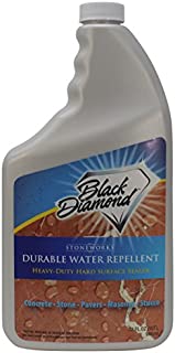 Durable Water Repellent Penetrating Sealer: Concrete Driveways, Brick, Masonry, Pavers. Protects Surface up to 10 Years. Black Diamond Stoneworks. (1-Quart)