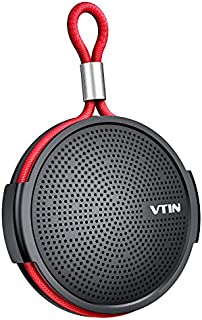 Vtin SoundHot Q1 Waterproof Bluetooth Speaker, Portable Bluetooth Speaker with Loud HD Sound,10H Playtime Mini Shower Speaker with Suction Cup, Built in Mic for Outdoor Sports, Pool, Beach, Hiking