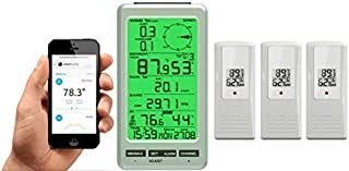 Ambient Weather WS-50-F007TH-X3 WiFi Smart Weather Station Receiver w/ 3 Outdoor Thermo-Hygrometers