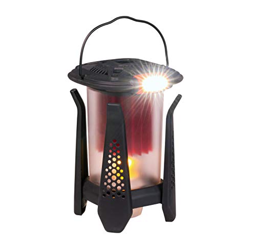 LUMINISER Thermoelectric Oil Lantern; Converts Heat into Electricity to Power Bright LED Lights. for Camping, Power Outages, Reading and Hiking