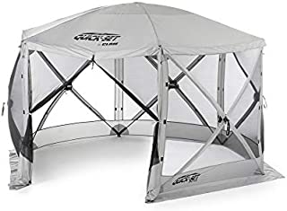 Clam Corporation Quick-Set Escape Portable Camping Outdoor Gazebo Canopy Shelter, Gray