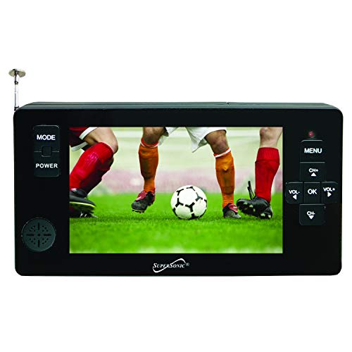 Supersonic SC-143 Portable 4 Inch Digital TV with USB