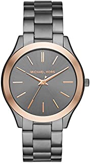 Michael Kors Men's Analog-Quartz Watch with Stainless-Steel Strap, Grey, 22 (Model: MK8576)