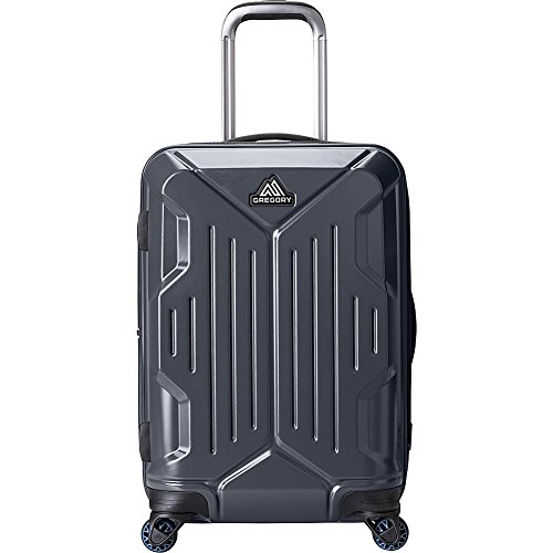 Gregory Quadro 22 Inch Expandable Hardside Carry-On Spinner Luggage (Slate Black)