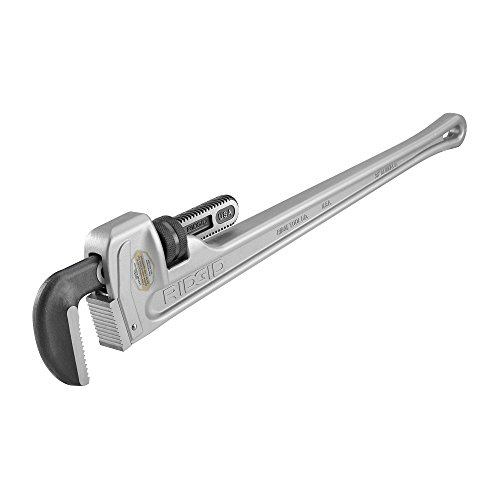 RIDGID 31110 Model 836 Aluminum Straight Pipe Wrench, 36-inch Plumbing Wrench