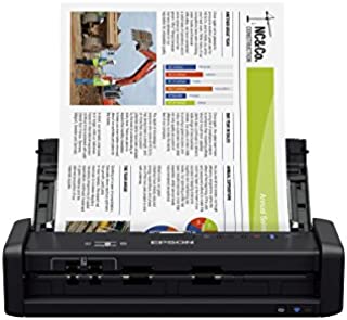 Epson WorkForce ES-300W Wireless Color Portable Document Scanner with ADF for PC and Mac, Sheet-fed and Duplex Scanning