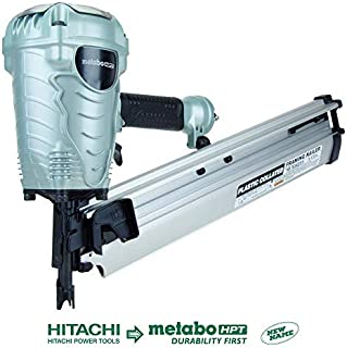 Metabo HPT Framing Nailer, The Pro Preferred Brand of Pneumatic Nailers, 21° Magazine, Accepts 2