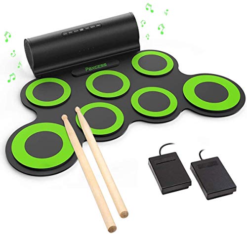 Electric Drum Set- Musical Instruments- Drum Set for Toddlers- Kids Toys & Electronics- Drum Practice Pads-Early Learning- Electric Drum Set for Adults