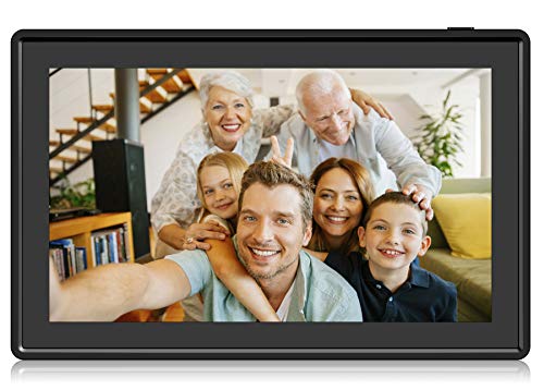 Feelcare 11.6 Inch 16GB WiFi Digital Picture Frame, 2.4GHz and 5GHz Dual Band WiFi, Touch Screen, 1920x1080 IPS LCD Panel, Wall-Mountable, Send Photos or Small Videos from Anywhere(Black)