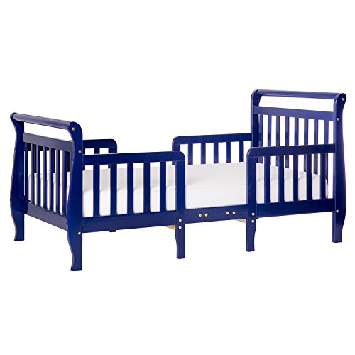 Dream On Me Emma 3-in-1 Convertible Toddler Bed, Royal Blue