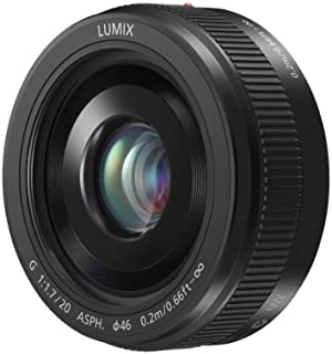 PANASONIC LUMIX G II Lens, 20MM, F1.7 ASPH, MIRRORLESS Micro Four Thirds, H-H020AK (USA Black)