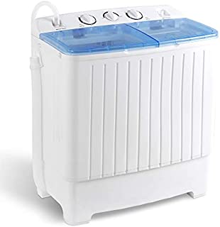 SUPER DEAL 2IN1 Mini Compact Twin Tub Washing Machine