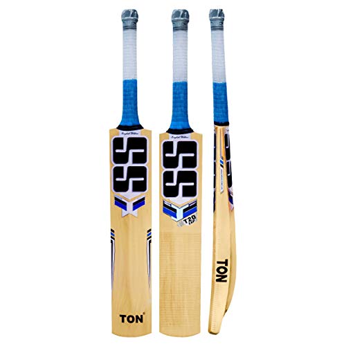 SS T20 ZAP English Willow Cricket Bat (Free Extra SS Grip included), 2019 Edition