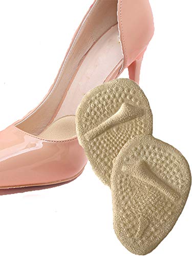 Ball of Foot Cushions for High Heel - Soft Gel Insole- Metatarsal Pads- Shoe Inserts - Foot Pain Relief for Mortons Neuroma Callus Metatarsal Bunion Forefoot Cushion