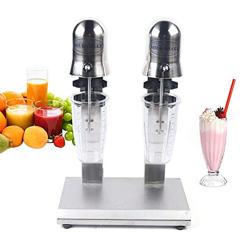 2-Head Household Electric Milkshake Maker Drink Mixer Milk Shake Machine Smoothie Frappe Blender Commercial Ice Cream Maker 560W