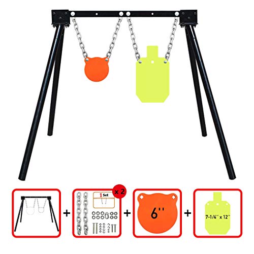 Highwild Steel Target Stand AR500 Shooting Target System (1 Stand, 2 Mounting Kits & 6