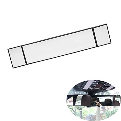 PME Rear View Mirror, Universal Car Truck Mirror Interior Panoramic Wide Angle Mirror Removable (Plain Convex Mirror, 15.0