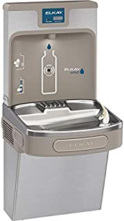 Elkay LZS8WSSP Enhanced EZH2O Bottle Filling Station & Single ADA Cooler, Filtered 8 GPH Stainless