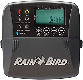 Rain Bird ST8I-2.0 Smart Indoor WiFi Sprinkler/Irrigation System Timer/Controller, WaterSense Certified, 8-Zone/Station, Compatible with Amazon Alexa (2.0 replaces Obsolete ST8I-WIFI)