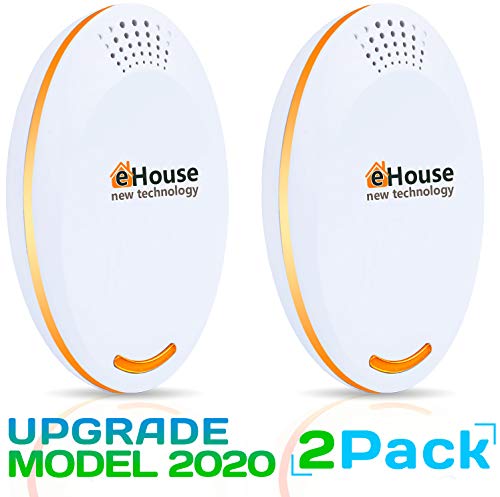 AC12 Ultrasonic Pest Repeller - Electronic Plug in Best Repellent - Pest Control - Get Rid of - Rodents Squirrels Mice Rats Insects - Roaches Spiders Fleas Bed Bugs Flies Ants Mosquitos Fruit Fly!