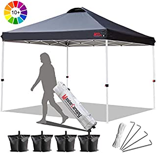 MASTERCANOPY Pop-up Canopy 10'x10' Ez Canopy Tent Instant Shelter