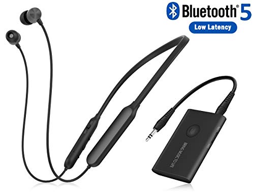 Giveet Wireless Headphones for TV Watching w/Bluetooth Transmitter, Support RCA, AUX 3.5mm Audio Out, High Volume Headset Ideal for Seniors & Hearing Impaired, Plug n Play, No Audio Delay