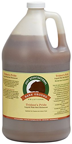 Just Scentsational TP-128G Trident's Pride Organic Liquid Fish Hydroponic Soil Fertilizer, 128 oz (1 Gallon)