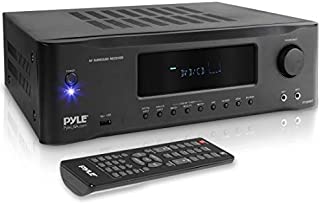 5.2-Channel Hi-Fi Bluetooth Stereo Amplifier - 1000 Watt AV Home Speaker Subwoofer Sound Receiver W/ Radio, USB, RCA, HDMI, Mic In, Wireless Streaming, Supports 4K UHD TV, 3D, Blu-Ray - Pyle PT694BT