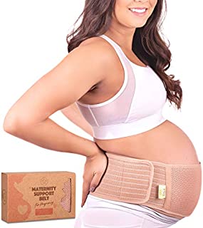 Maternity Belly Band for Pregnancy - Soft & Breathable Pregnancy Belly Support Belt - Pelvic Support Bands - Tummy Bandit Sling for Pants - Pregnancy Back Brace