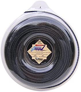 LoNoiz .130-Inch-by-150-Foot Spool Commercial Grade Spiral Twist Quiet 1-Pound Grass Trimmer Line, Black LN130DLG-12