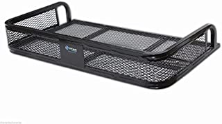 Titan Universal ATV Rear Storage Rack, Steel Cargo Basket Carrier